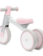 Momi Tricicleta fara pedale pentru copii Tedi Pink recomandata de la 1 an pana la greutatea maxima de 25 kg stabila roti sigure pentru podea usoara cadru robust