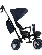 Momi Tricicleta pentru copii Invidia Flow 5 in 1 pliabila suport picioare control al directiei scaun reversibil rotire 360 grade spatar reglabil sistem roata libera si roti cauciuc EVA