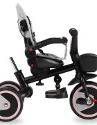 Momi Tricicleta pentru copii Invidia Love 5 in 1 pliabila suport picioare control al directiei scaun reversibil rotire 360 grade spatar reglabil sistem roata libera si roti cauciuc EVA