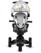 Momi Tricicleta pentru copii Invidia Love 5 in 1 pliabila suport picioare control al directiei scaun reversibil rotire 360 grade spatar reglabil sistem roata libera si roti cauciuc EVA