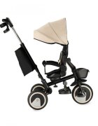 Momi Tricicleta pentru copii ivi Beige multifunctionala 3 in 1 cu scaun reversibil maner telescopic accesorii incluse