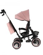 Momi Tricicleta pentru copii ivi Pink multifunctionala 3 in 1 cu scaun reversibil maner telescopic accesorii incluse