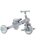 Momi Tricicleta pentru copii Solivia Green 4 in 1 transformabila maner telescopic roti pivotante scaun reglabil greutate suportata 25 kg