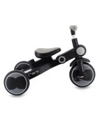 Momi Tricicleta pentru copii Solivia Grey 4 in 1 transformabila maner telescopic roti pivotante scaun reglabil greutate suportata 25 kg