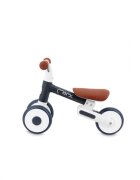 Momi Tricicleta pliabila fara pedale Dex graphite cadru pliabil scaun reglabil in 2 pozitii roti din cauciuc Eva greutate maxim admisa 20 kg recomandata copiilor de la 1 an