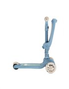 Momi Trotineta pentru copii Debe Blue transformabila cadru si sezut pliabil lumini led