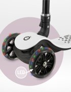 Momi Trotineta pentru copii San Gri pliabila cu roti led 3 ani+