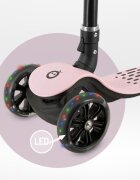 Momi Trotineta pentru copii San Roz pliabila cu roti led 3 ani+