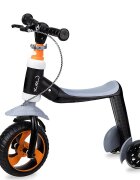 Momi Trotineta transformabila 2 in 1 Elios Black lumini LED ghidon reglabil platforma antiderapanta greutate suportata 25 kg