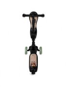 Momi Trotineta transformabila 2in1 Kiuru Black ghidon reglabil pliabila scaun reglabil lumini LED greutate suportata 50 kg varsta 3 ani+