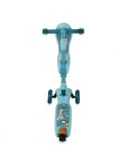 Momi Trotineta transformabila 2in1 Kiuru Blue ghidon reglabil pliabila scaun reglabil lumini LED greutate suportata 50 kg varsta 3 ani+