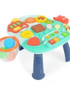 MONI Antepremergator educativ 2 in1 cu cosulet bile si functii muzicale Blue