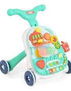 MONI Antepremergator educativ 2 in1 cu cosulet bile si functii muzicale Blue