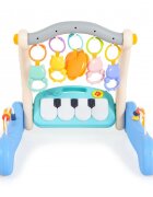 MONI Antepremergator si centru de activitati 2in1 Piano Blue