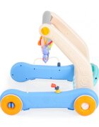 MONI Antepremergator si centru de activitati 2in1 Piano Blue