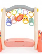 MONI Antepremergator si centru de activitati 2in1 Piano Pink