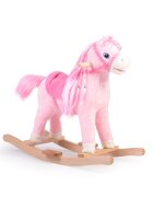 MONI Balansoar calut din plus pentru copii Pink Horse