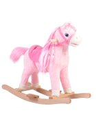 MONI Balansoar calut din plus pentru copii Pink Horse