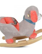 MONI Balansoar din plus Ollie cu scaunel si spatar centura de siguranta functii muzicale greutate admisa 30 kg dimensiune 60x33x49 cm
