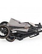 MONI Carucior 0-22 kg cu cadru din aluminiu si spatar reglabil Buggy Grey