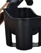 MONI Carucior 2in1 reversibil pentru copii Gala Gri Inchis cadru din aluminiucopertina XXLsuspensiimaner reglabilhusa picioare si geanta mamici inclusa + CADOU Pompa de san electrica