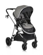 MONI Carucior 2in1 transformabil cu husa picioare si geanta mamici Kali Grey pana la 22kg