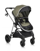 MONI Carucior 2in1 transformabil cu husa picioare si geanta mamici Kali Olive pana la 22kg