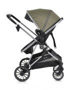 MONI Carucior 2in1 transformabil cu husa picioare si geanta mamici Kali Olive pana la 22kg