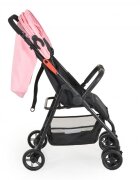 MONI Carucior sport pentru copii Capri Pink Spatar reglabil cu pozitie de somn Suport pentru picioare reglabil Centura de siguranta Roti spate cu frana Copertina reglabila Recomandat de la 6luni