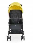 MONI Carucior sport pentru copii Capri Yellow Spatar reglabil cu pozitie de somn Suport pentru picioare reglabil Centura de siguranta Roti spate cu frana Copertina reglabila Recomandat de la 6luni
