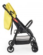 MONI Carucior sport pentru copii Capri Yellow Spatar reglabil cu pozitie de somn Suport pentru picioare reglabil Centura de siguranta Roti spate cu frana Copertina reglabila Recomandat de la 6luni