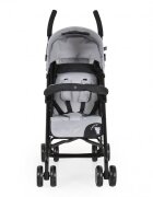 MONI Carucior sport pentru copii Jerry New Gray cu spatar reglabil si pozitie somn roti pivotante cu frana suport picioare reglabil cadru din aluminiu pliabil compact tip umbrela bara de protectie detasabila