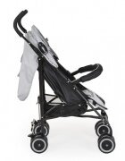 MONI Carucior sport pentru copii Jerry New Gray cu spatar reglabil si pozitie somn roti pivotante cu frana suport picioare reglabil cadru din aluminiu pliabil compact tip umbrela bara de protectie detasabila