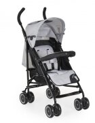 MONI Carucior sport pentru copii Jerry New Gray cu spatar reglabil si pozitie somn roti pivotante cu frana suport picioare reglabil cadru din aluminiu pliabil compact tip umbrela bara de protectie detasabila