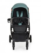 MONI Carucior transformabil 2in1 Bingo Marine Green cu sezut reversibilpana la 4 ani sau 22kgspatar reglabilcapotina XXL cu 4 sectiunipliere compacta cu unitatea scaunului roti rezistentehusa picioare si geanta