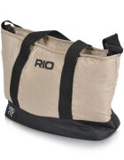MONI Carucior transformabil 2in1 Rio Khaki pana la 22 kgcadru din aluminiuspatar reglabilscaun reversibilroti din spuma EVA pivotante cu amortizor si rulmentbaldachinhusa picioaregeantaplasa insectesuport pahar
