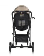 MONI Carucior transformabil 2in1 Rio Khaki pana la 22 kgcadru din aluminiuspatar reglabilscaun reversibilroti din spuma EVA pivotante cu amortizor si rulmentbaldachinhusa picioaregeantaplasa insectesuport pahar