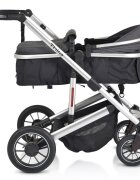 MONI Carucior transformabil 2in1 Thira Grey cu cadru din aluminiuGreutate admisa 22 kgCapotina reglabilaManer reglabil din piele ecologicaBara de protectie detasabilaCentura de sigurantaHusa picioare si Geanta incluse