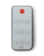 MONI Carusel pentru patut copii Penguin Pink cu telecomanda Functie rotatie Sunete albe Volum reglabil Functie lampa de veghe Timer Melodii