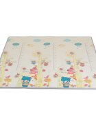 MONI Covor din spuma XPE pentru camera copii XXL 180x200cm Forest rulabil usor de transportat antiderapant