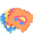 MONI Covoras puzzle cu 10 piese din spuma Vehicle