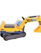 MONI Excavator copii fara pedale Powerful cu sezut rotativ volan cu claxon si cupa mobila
