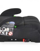 MONI Inaltator auto pentru copii Monza Basic Black 125-150 cmOmologat R129 I-Sizefixare Isofixhusa detasabila