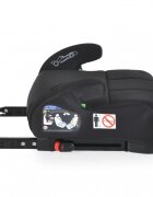 MONI Inaltator auto pentru copii Monza Black 125-150 cm cu jucarie de plus inclusaCertificare R129fixare cu isofixhusa detasabila