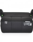 MONI Inaltator auto pentru copii Monza Black 125-150 cm cu jucarie de plus inclusaCertificare R129fixare cu isofixhusa detasabila