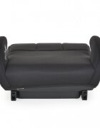 MONI Inaltator auto pentru copii Monza Black 125-150 cm cu jucarie de plus inclusaCertificare R129fixare cu isofixhusa detasabila