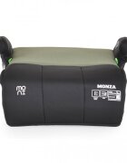 MONI Inaltator auto pentru copii Monza Green 125-150 cm cu jucarie de plus inclusaCertificare R129fixare cu isofixhusa detasabila
