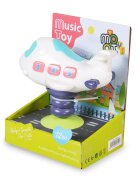 MONI Jucarie pentru scaunul de masa avion cu muzica si lumini Baby Plane