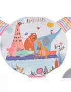 MONI Jumper pentru copii cu inaltime reglabila Bon Voyage Turquoise