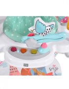 MONI Jumper pentru copii cu inaltime reglabila Bon Voyage Turquoise